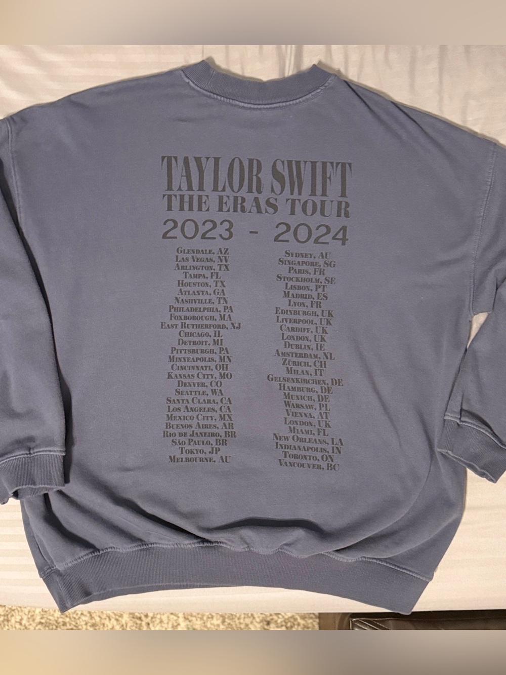 OFFICIAL Taylor Swift ERAS Tour Merch, size Medium. Purchased at Pittsburgh show